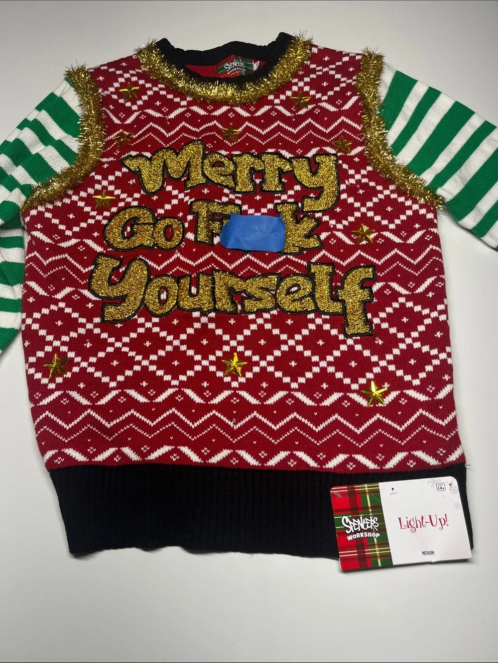 SPENCERS NOVELTY CHRISTMAS SWEATER
